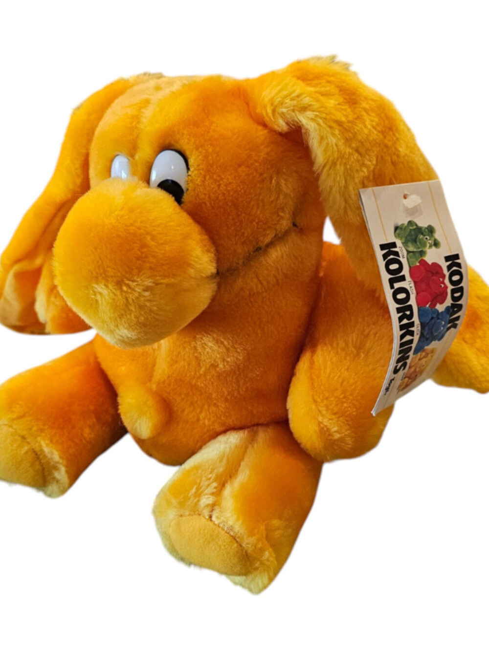 Licensed Kodak Kolorkins “Snap" Yellow Gold Stuffed Plush Toy Vintage 1989